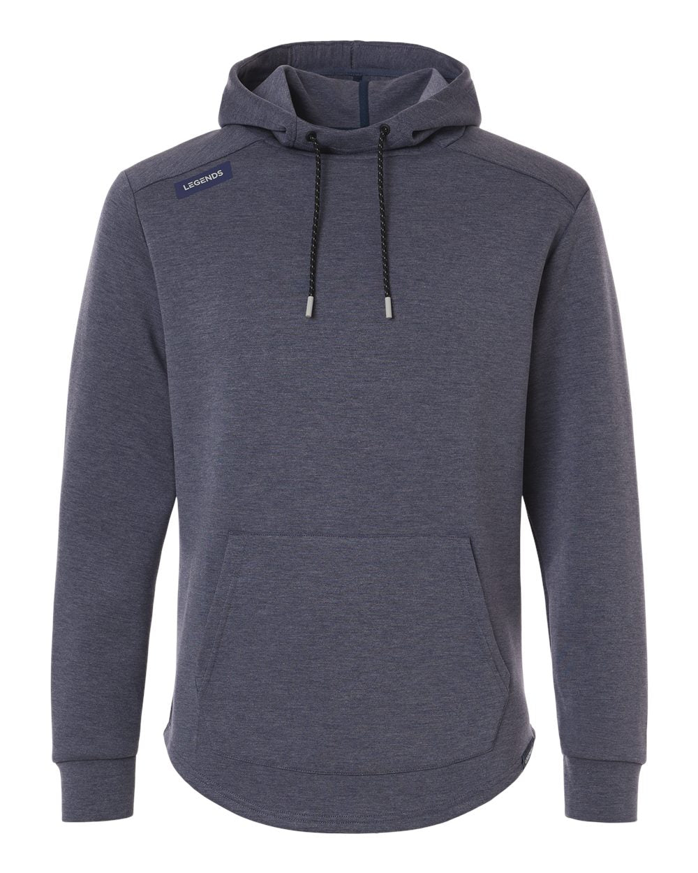 Legends SWM00J007 Men's Hawthorne Tech Hooded Sweatshirt in Navy Heather