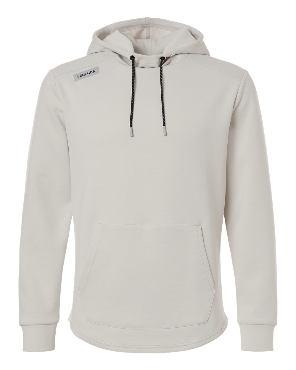 Legends SWM00J007 Men's Hawthorne Tech Hooded Sweatshirt in Stone Heather