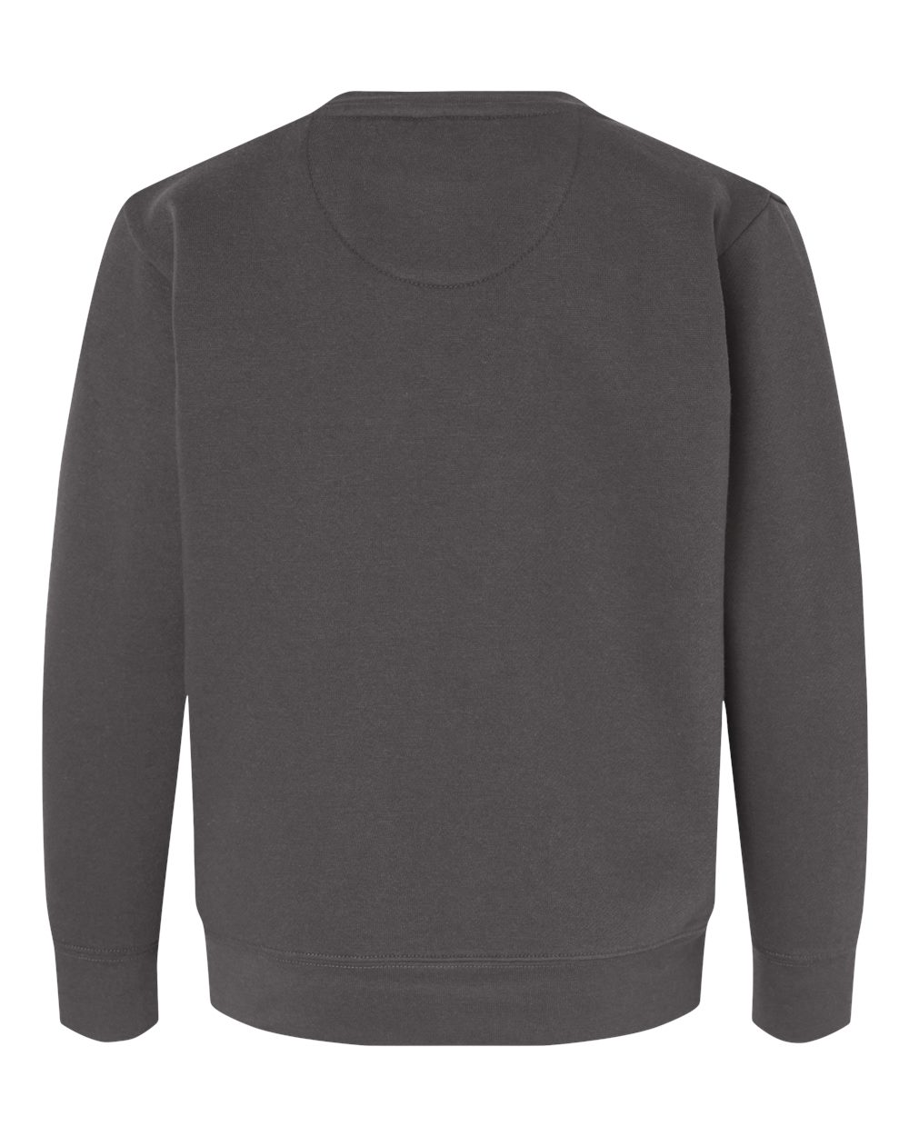 Live & Tell by LAT 2225 Youth Crewneck Sweatshirt in Charcoal, back