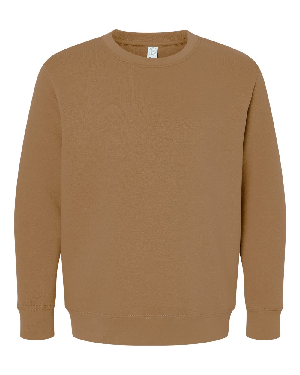Live & Tell by LAT 2225 Youth Crewneck Sweatshirt in Coyote Brown