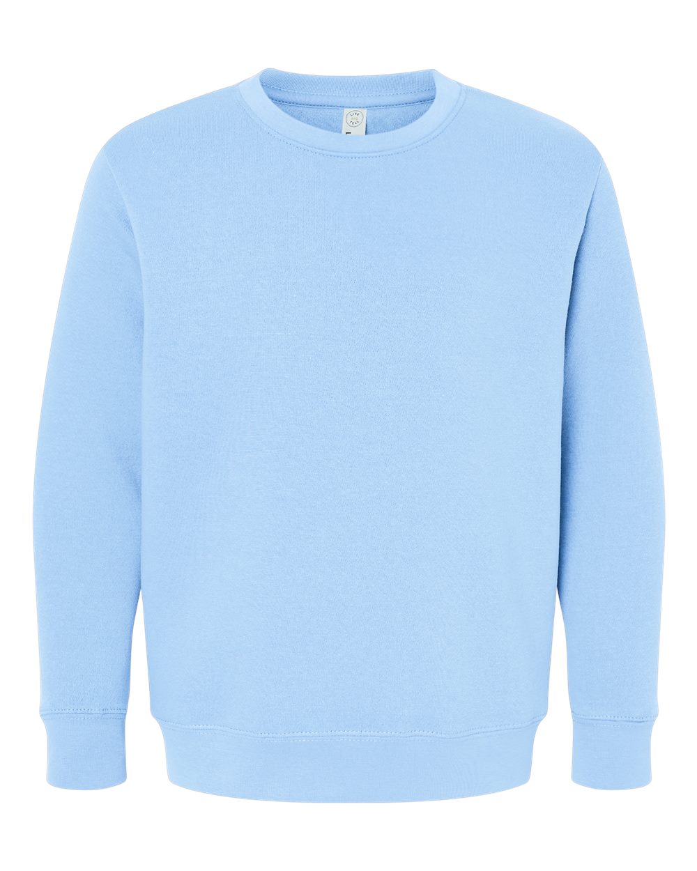 Live & Tell by LAT 2225 Youth Crewneck Sweatshirt in Light Blue