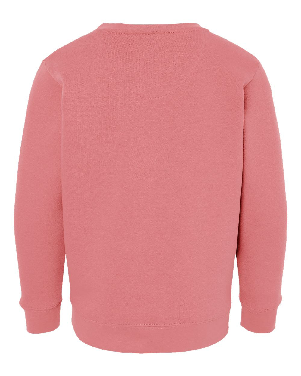 Live & Tell by LAT 2225 Youth Crewneck Sweatshirt in Mauvelous, back