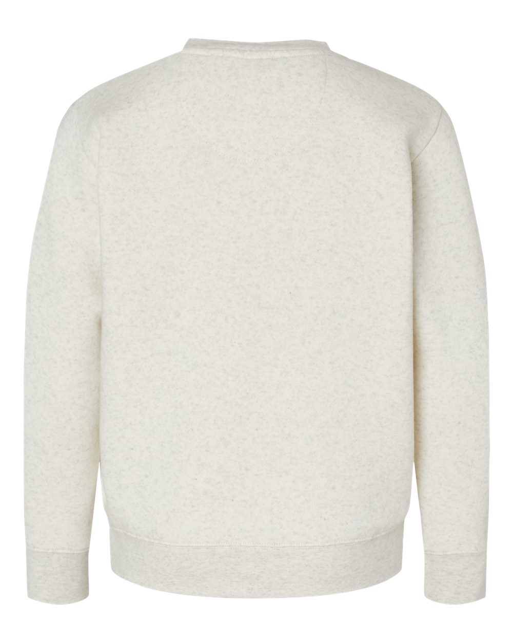 Live & Tell by LAT 2225 Youth Crewneck Sweatshirt in Natural Heather, back