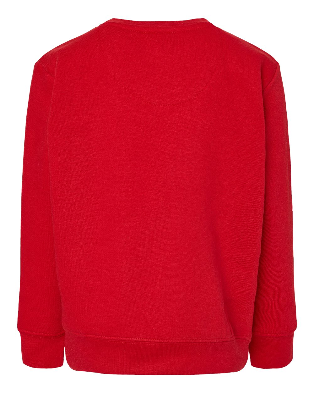 Live & Tell by LAT 2225 Youth Crewneck Sweatshirt in Red, back