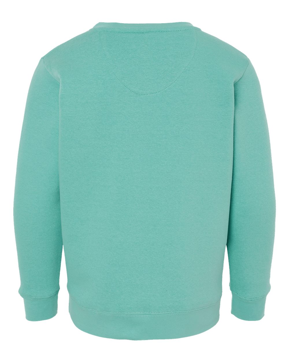Live & Tell by LAT 2225 Youth Crewneck Sweatshirt in Saltwater, back