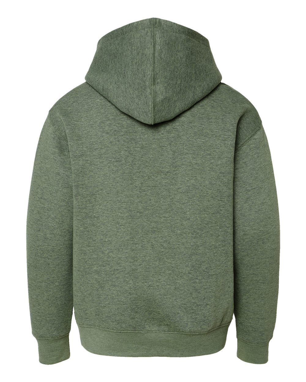 Live & Tell by LAT 2296 Youth Hoodie Sweatshirt in Bamboo Blackout, back