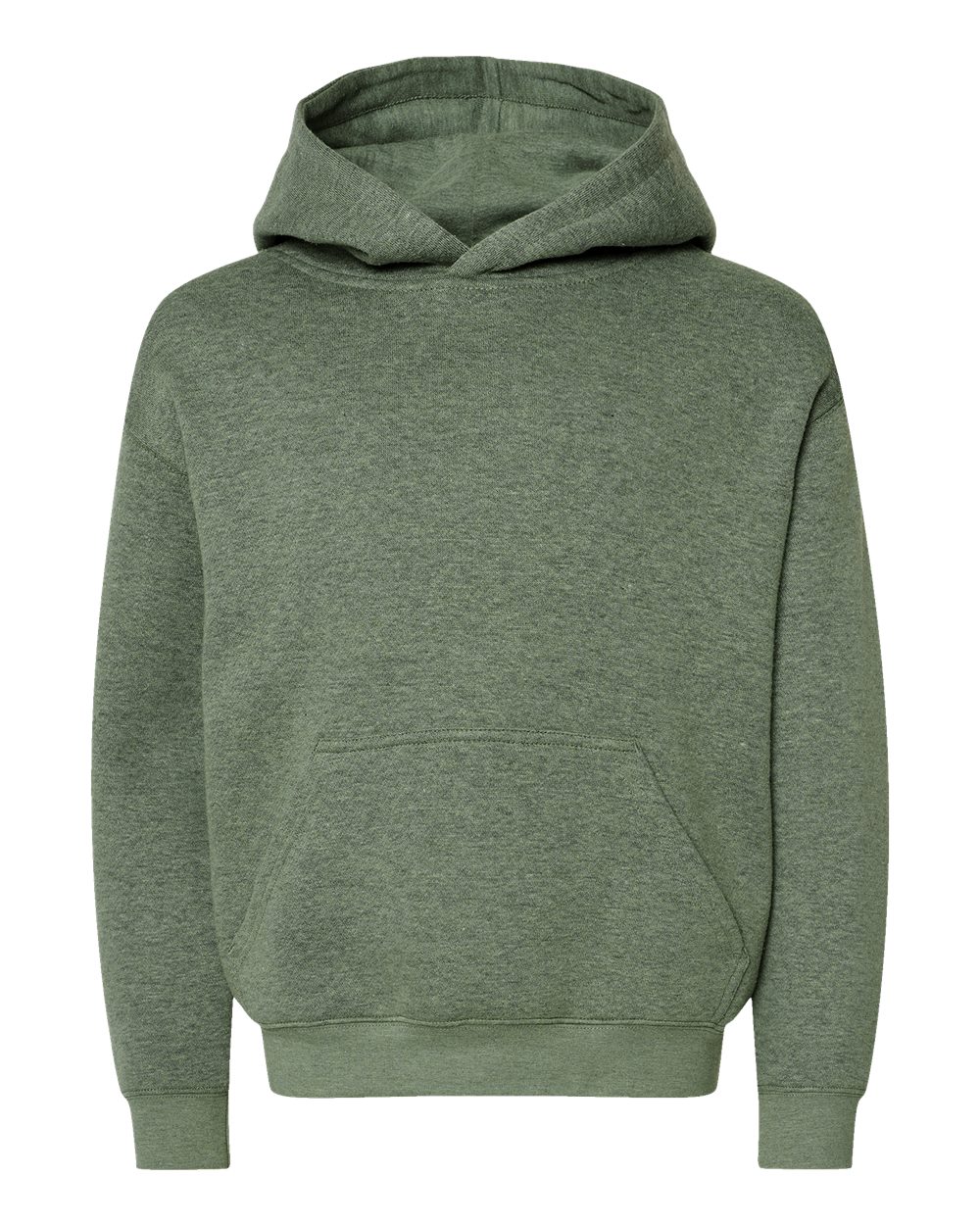 Live & Tell by LAT 2296 Youth Hoodie Sweatshirt in Bamboo Blackout