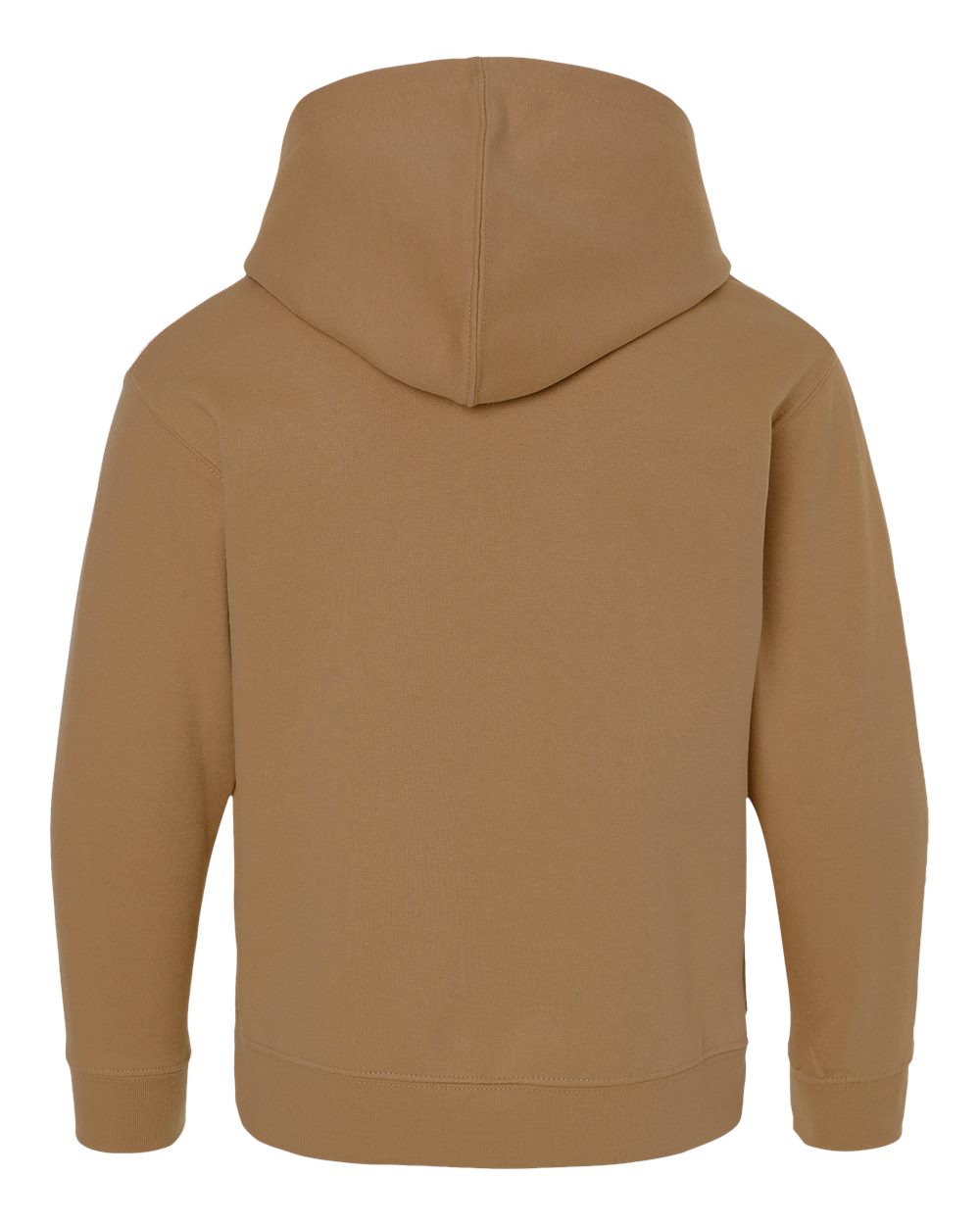 Live & Tell by LAT 2296 Youth Hoodie Sweatshirt in Coyote Brown, back