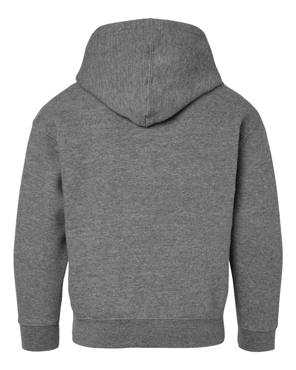 Live & Tell by LAT 2296 Youth Hoodie Sweatshirt in Granite Heather, back