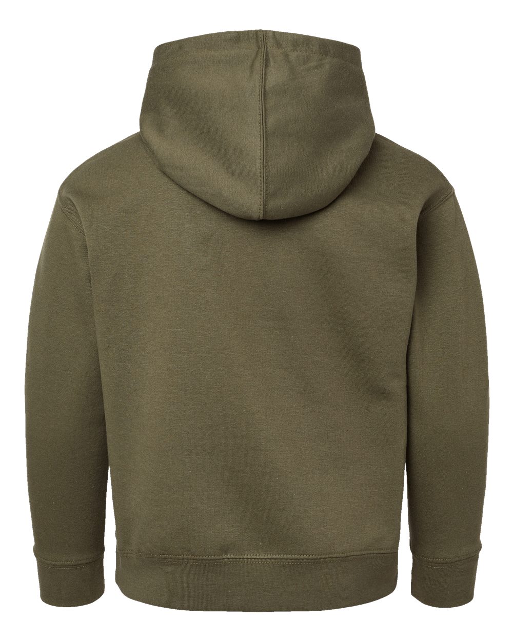 Live & Tell by LAT 2296 Youth Hoodie Sweatshirt in Military Green, back