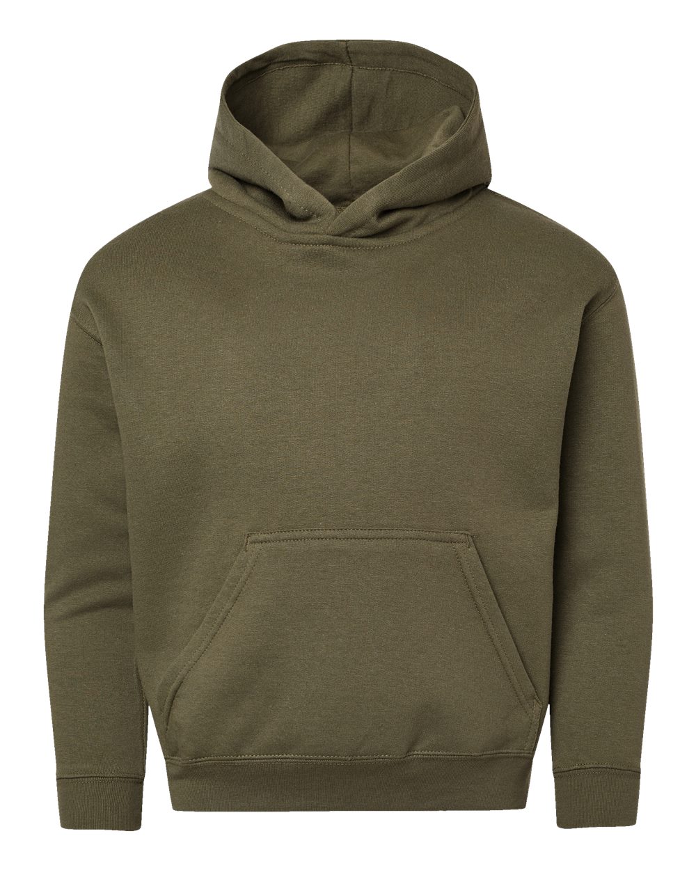 Live & Tell by LAT 2296 Youth Hoodie Sweatshirt in Military Green