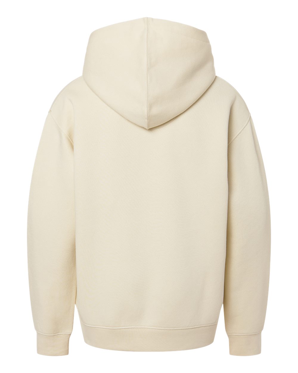 Live & Tell by LAT 2296 Youth Hoodie Sweatshirt in Natural, back