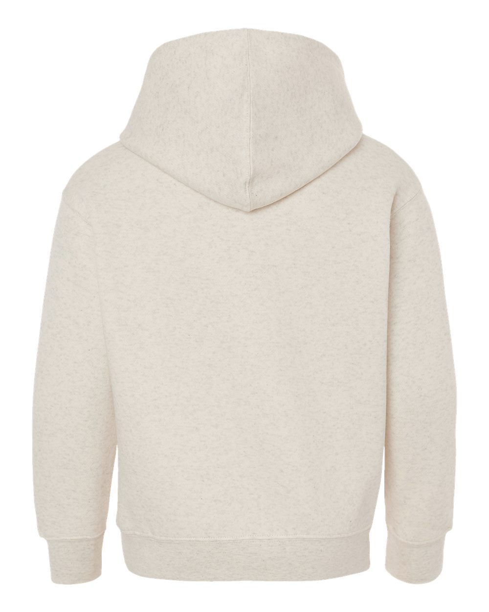 Live & Tell by LAT 2296 Youth Hoodie Sweatshirt in Natural Heather, back