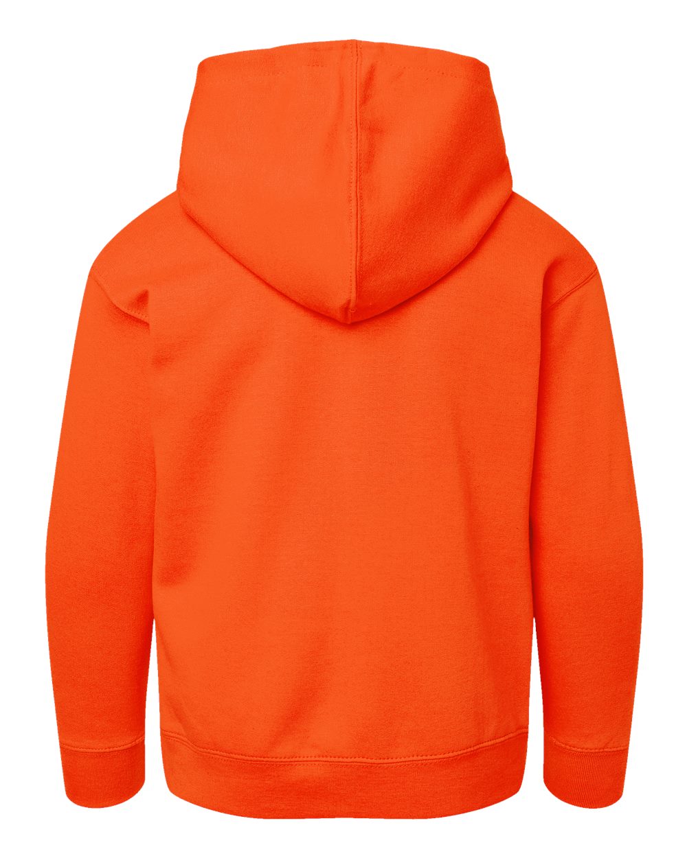 Live & Tell by LAT 2296 Youth Hoodie Sweatshirt in Orange, back