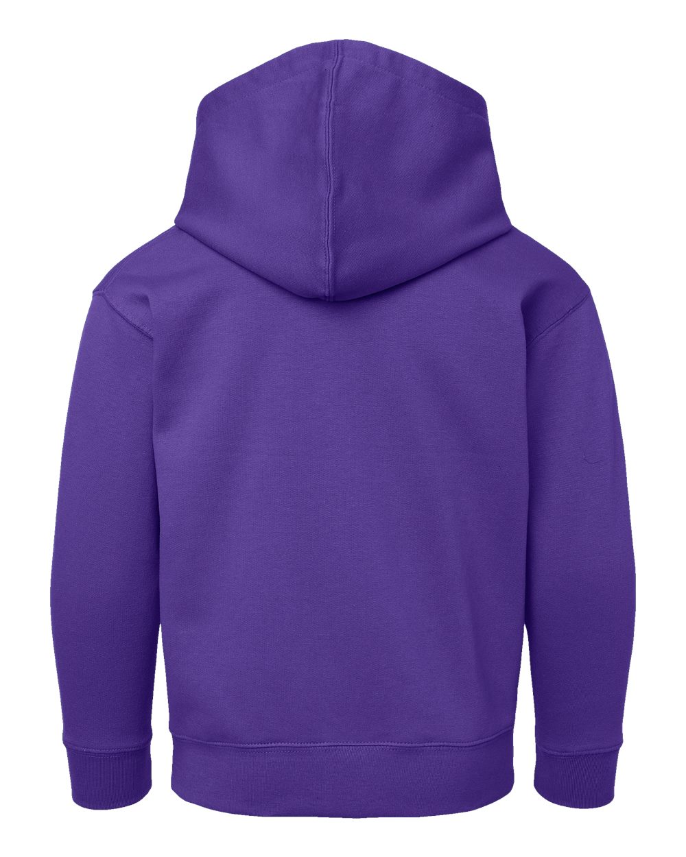 Live & Tell by LAT 2296 Youth Hoodie Sweatshirt in Purple, back