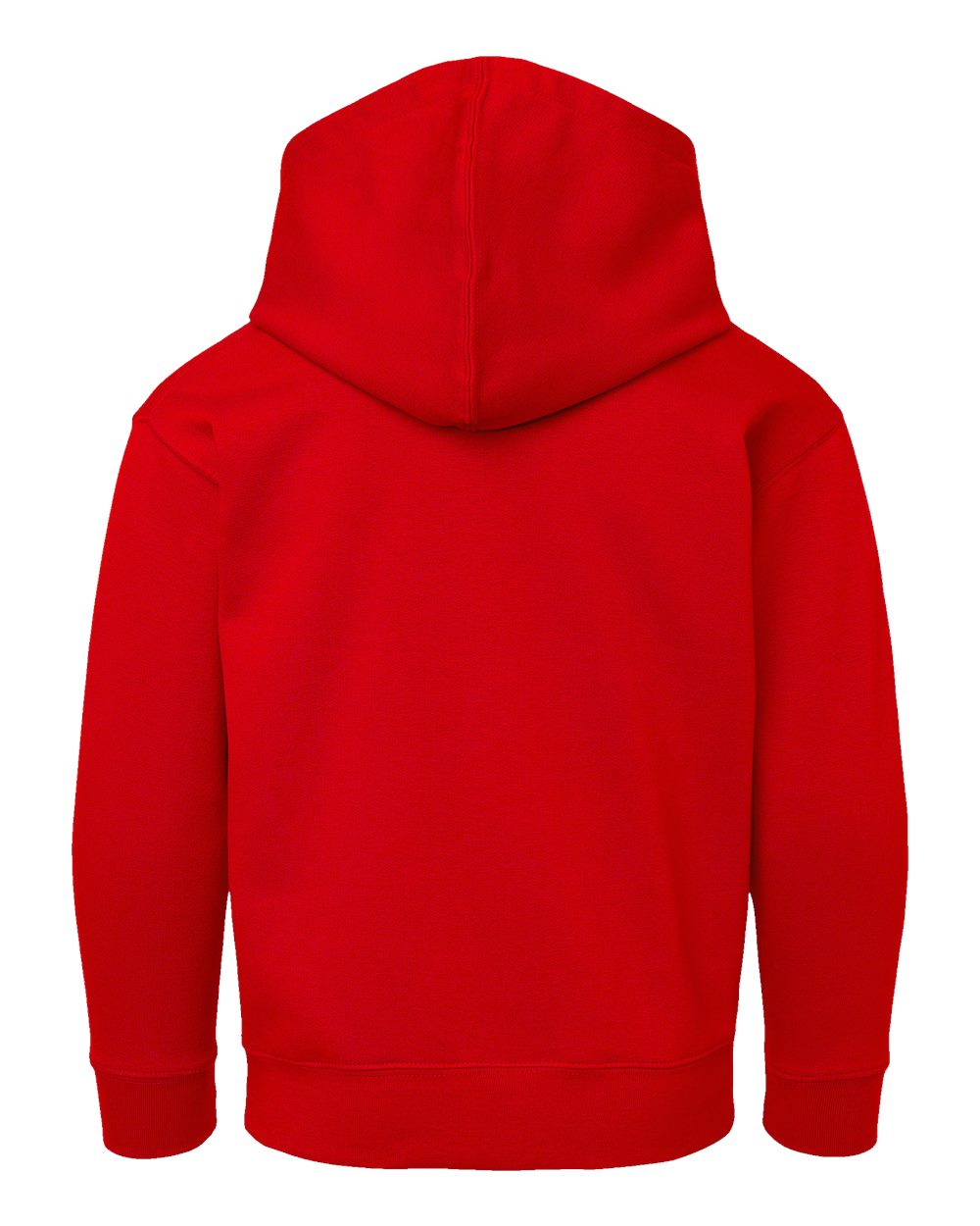 Live & Tell by LAT 2296 Youth Hoodie Sweatshirt in Red, back