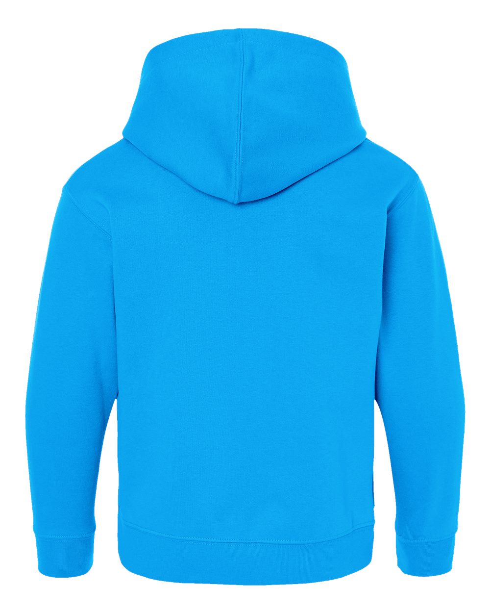 Live & Tell by LAT 2296 Youth Hoodie Sweatshirt in Turquoise, back