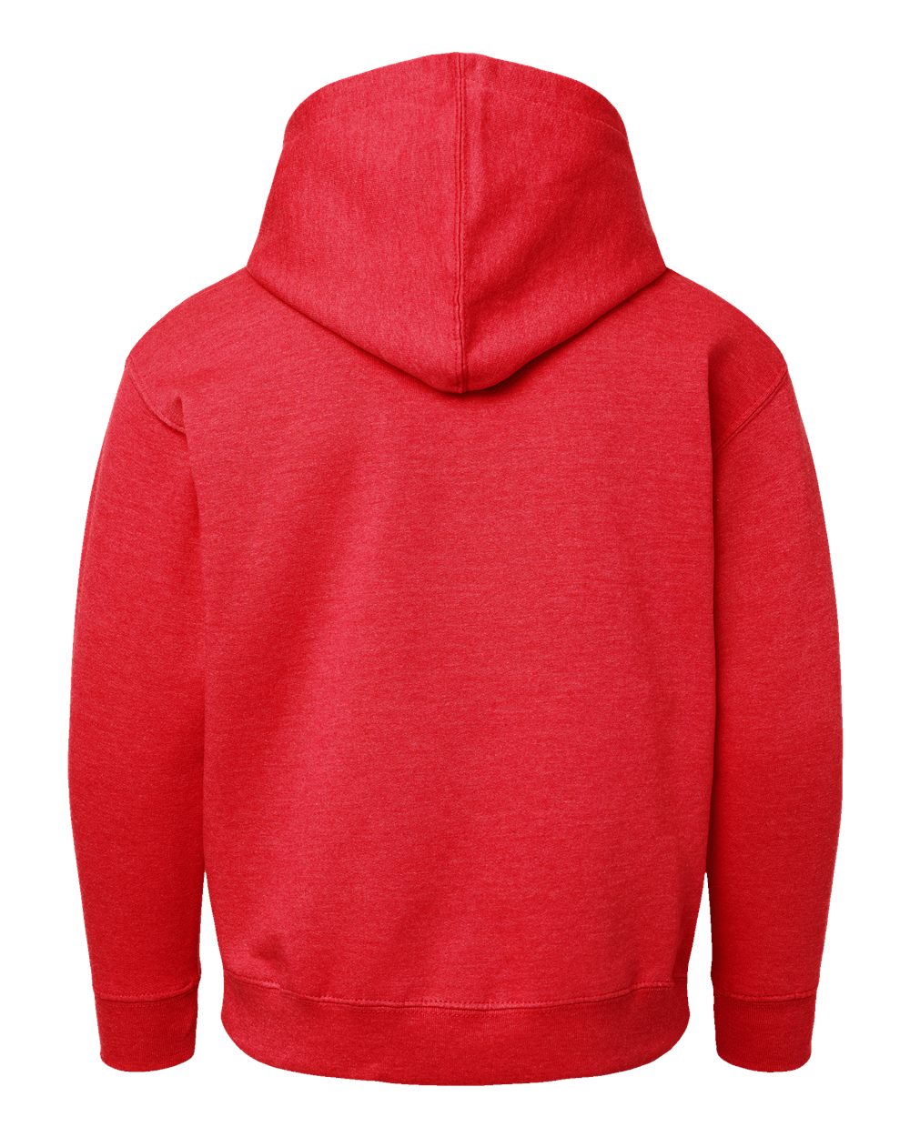 Live & Tell by LAT 2296 Youth Hoodie Sweatshirt in Vintage Red, back