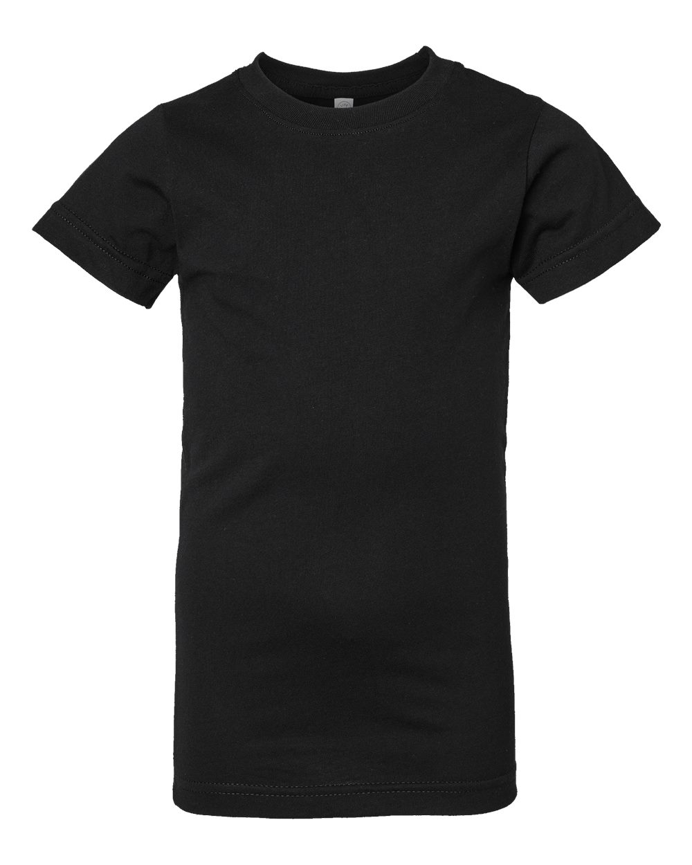 Live & Tell by LAT 2616 Girls' Fine Jersey Tee in Black