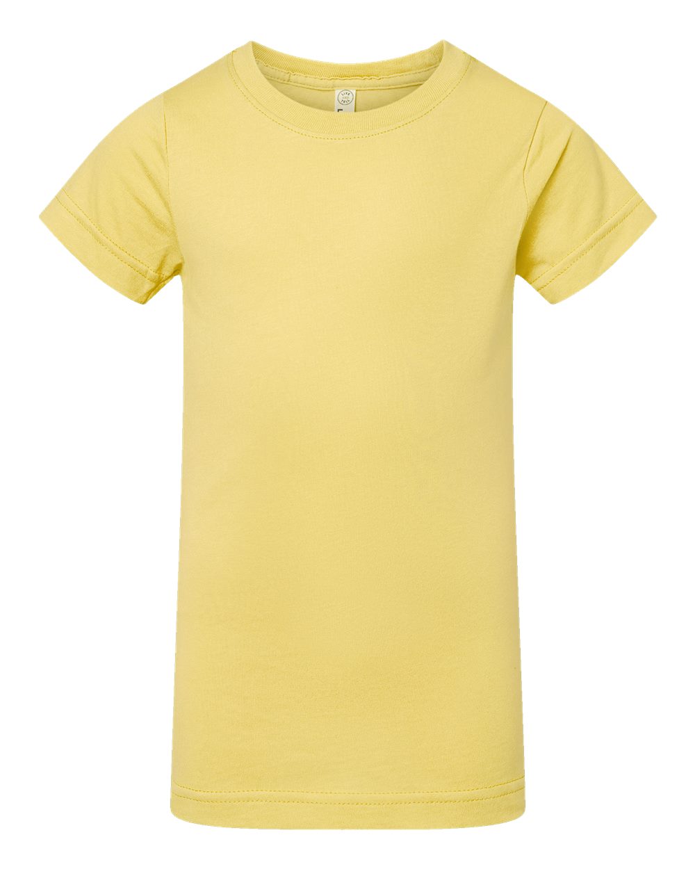 Live & Tell by LAT 2616 Girls' Fine Jersey Tee in Butter