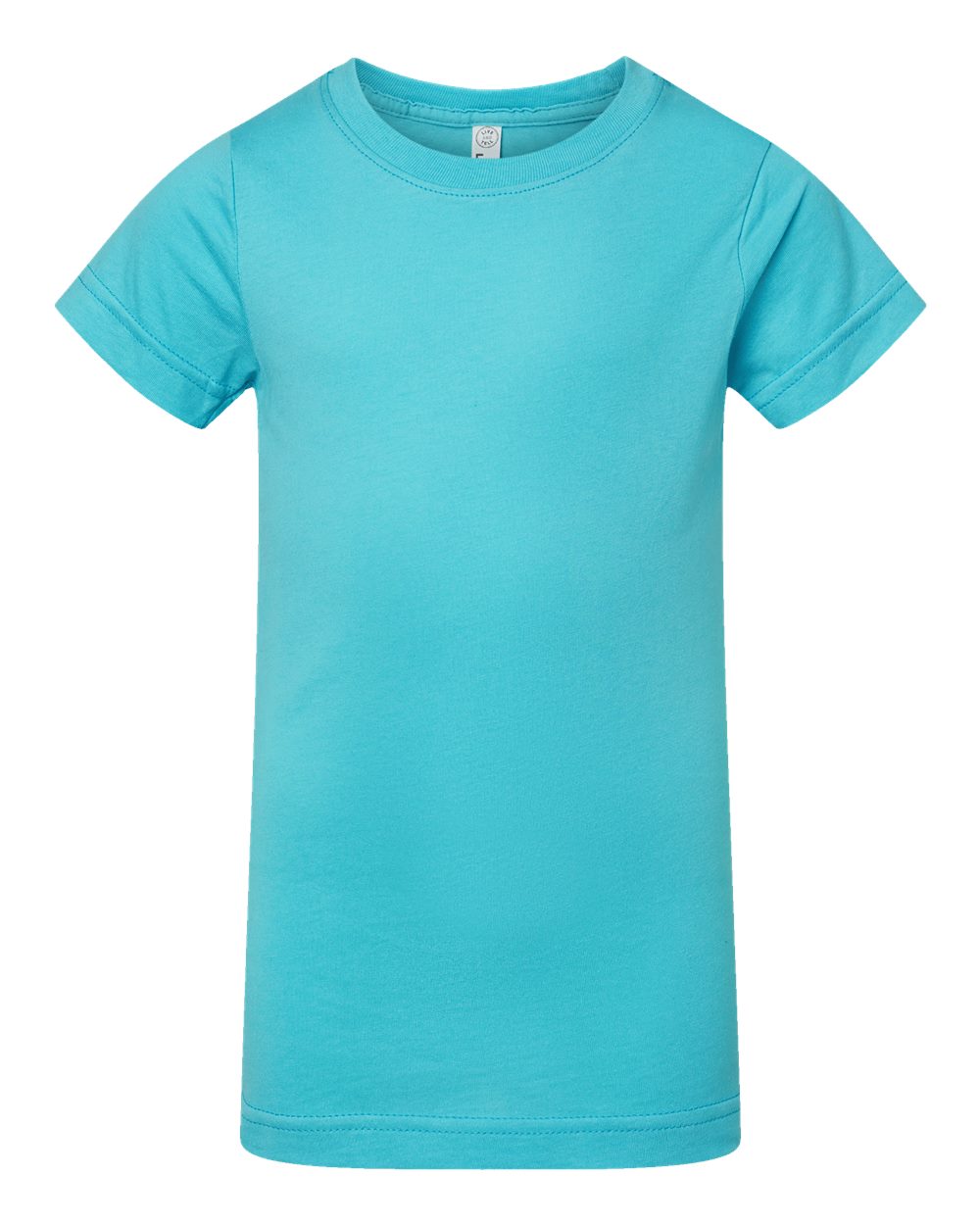 Live & Tell by LAT 2616 Girls' Fine Jersey Tee in Caribbean