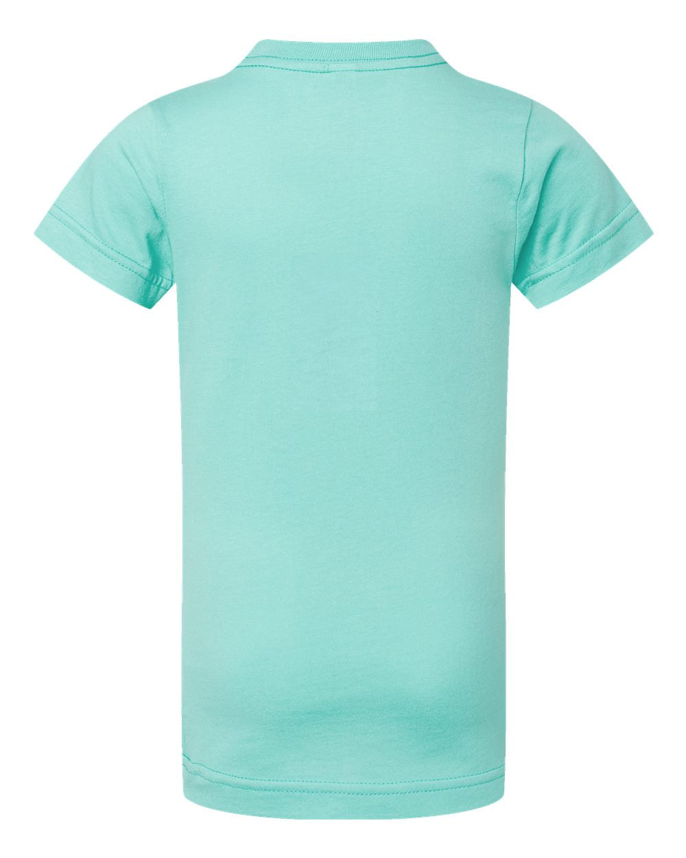 Live & Tell by LAT 2616 Girls' Fine Jersey Tee in Chill, back