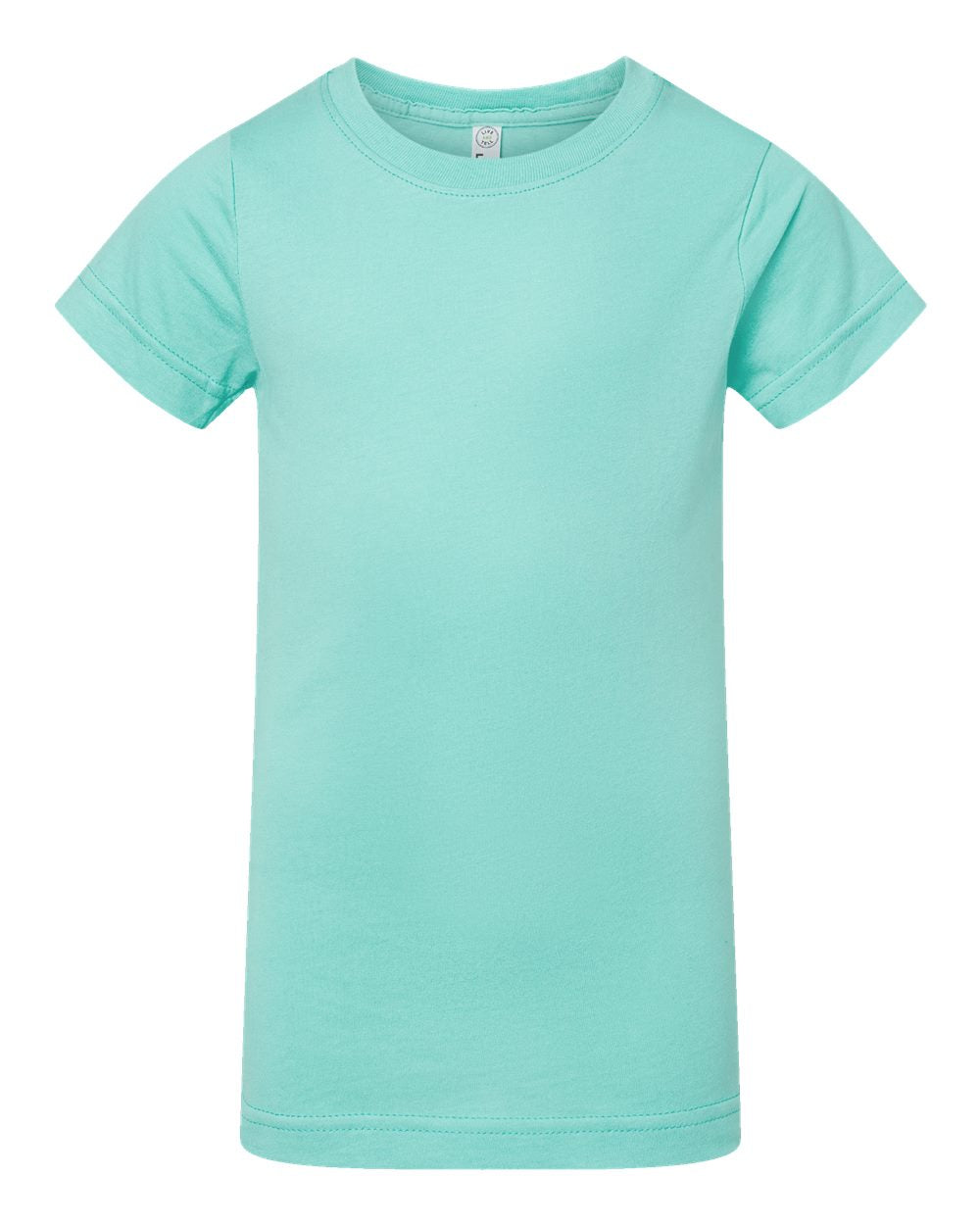 Live & Tell by LAT 2616 Girls' Fine Jersey Tee in Chill