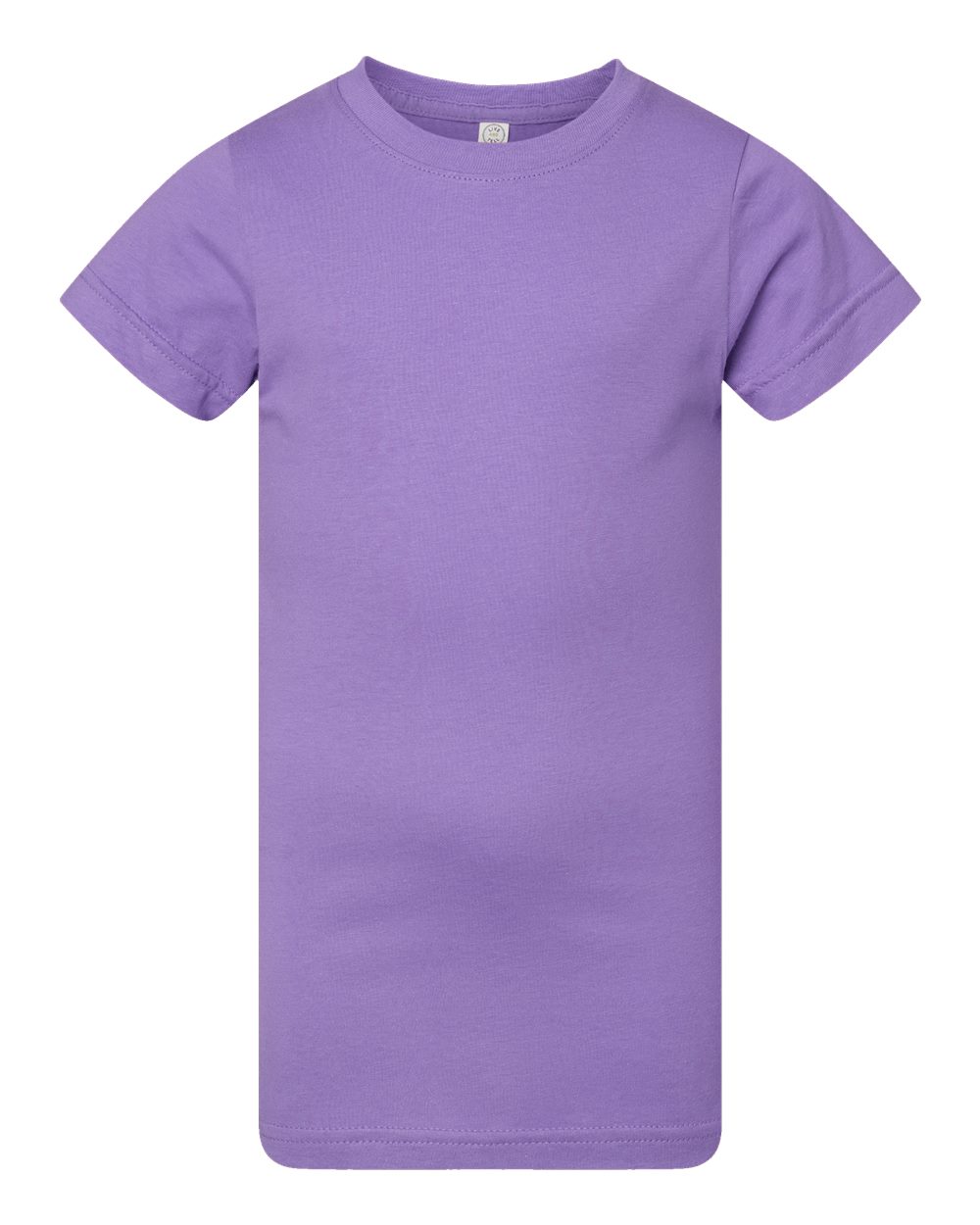 Live & Tell by LAT 2616 Girls' Fine Jersey Tee in Lavender