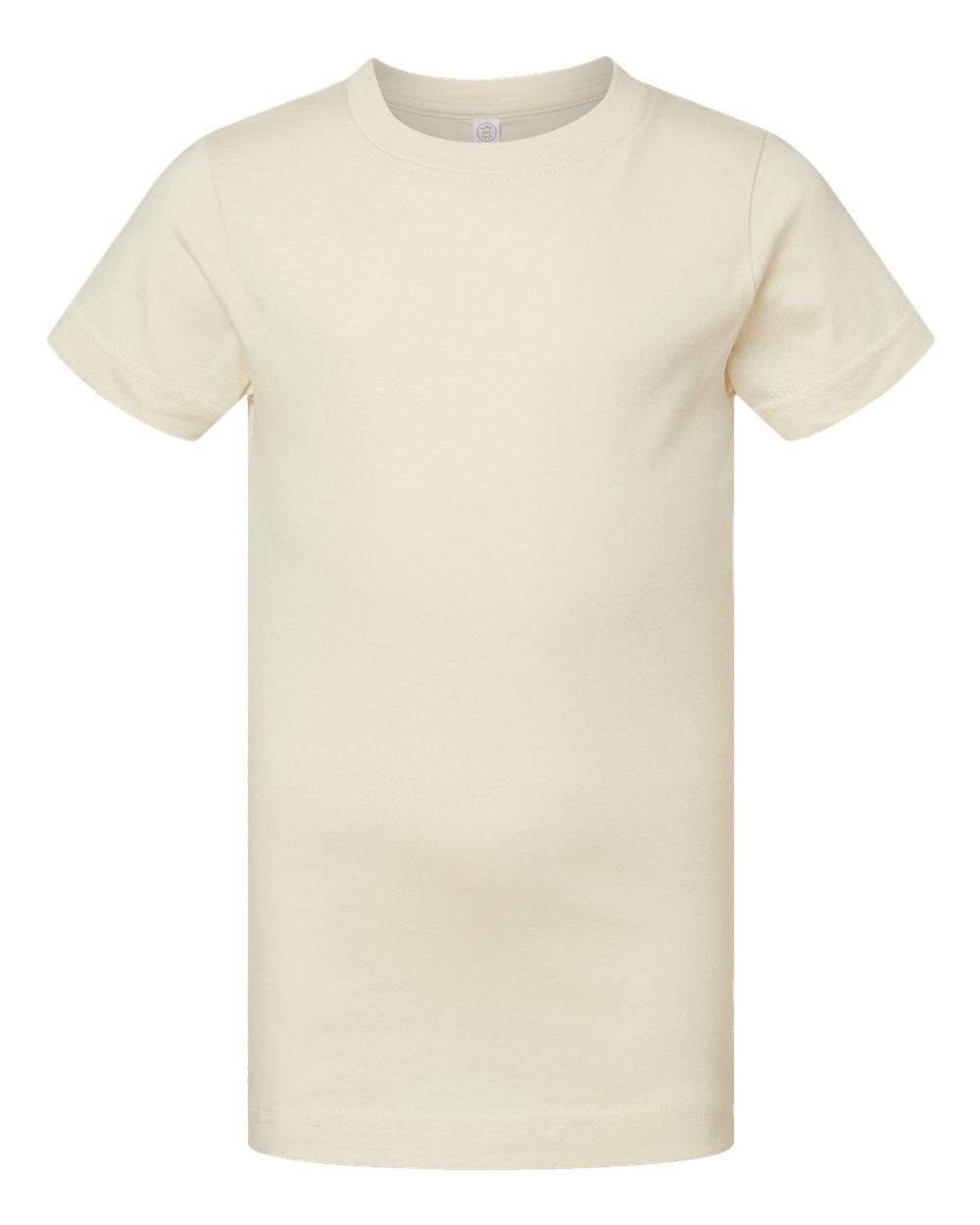Live & Tell by LAT 2616 Girls' Fine Jersey Tee in Natural