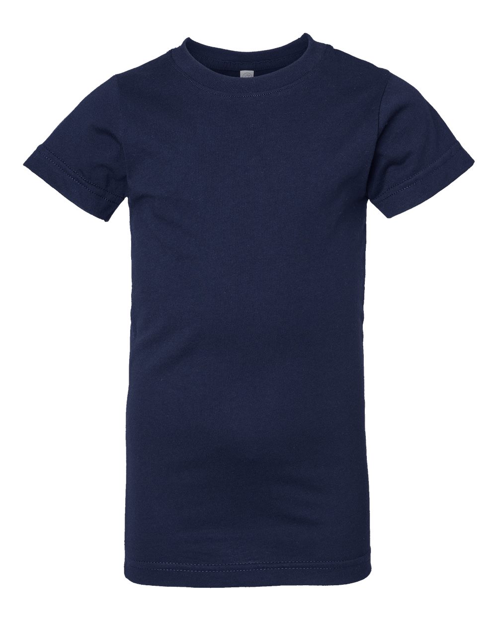 Live & Tell by LAT 2616 Girls' Fine Jersey Tee in Navy