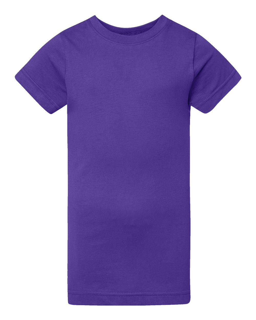 Live & Tell by LAT 2616 Girls' Fine Jersey Tee in Purple