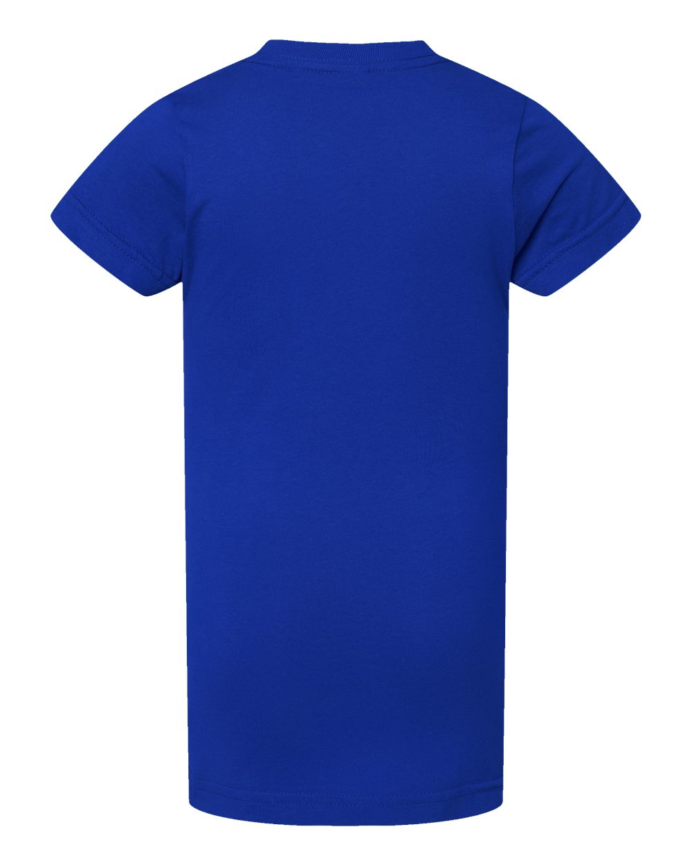Live & Tell by LAT 2616 Girls' Fine Jersey Tee in Royal, back