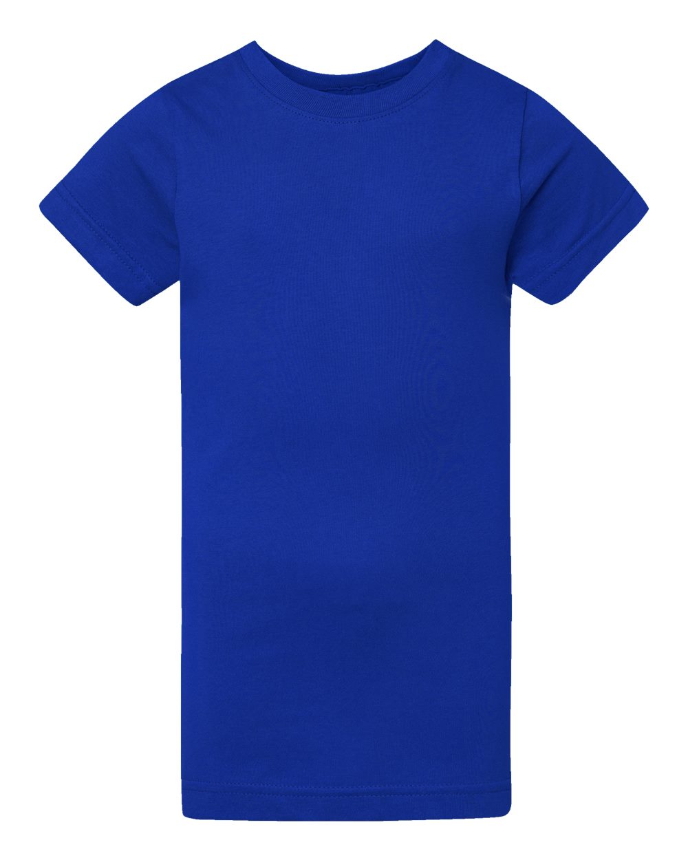 Live & Tell by LAT 2616 Girls' Fine Jersey Tee in Royal