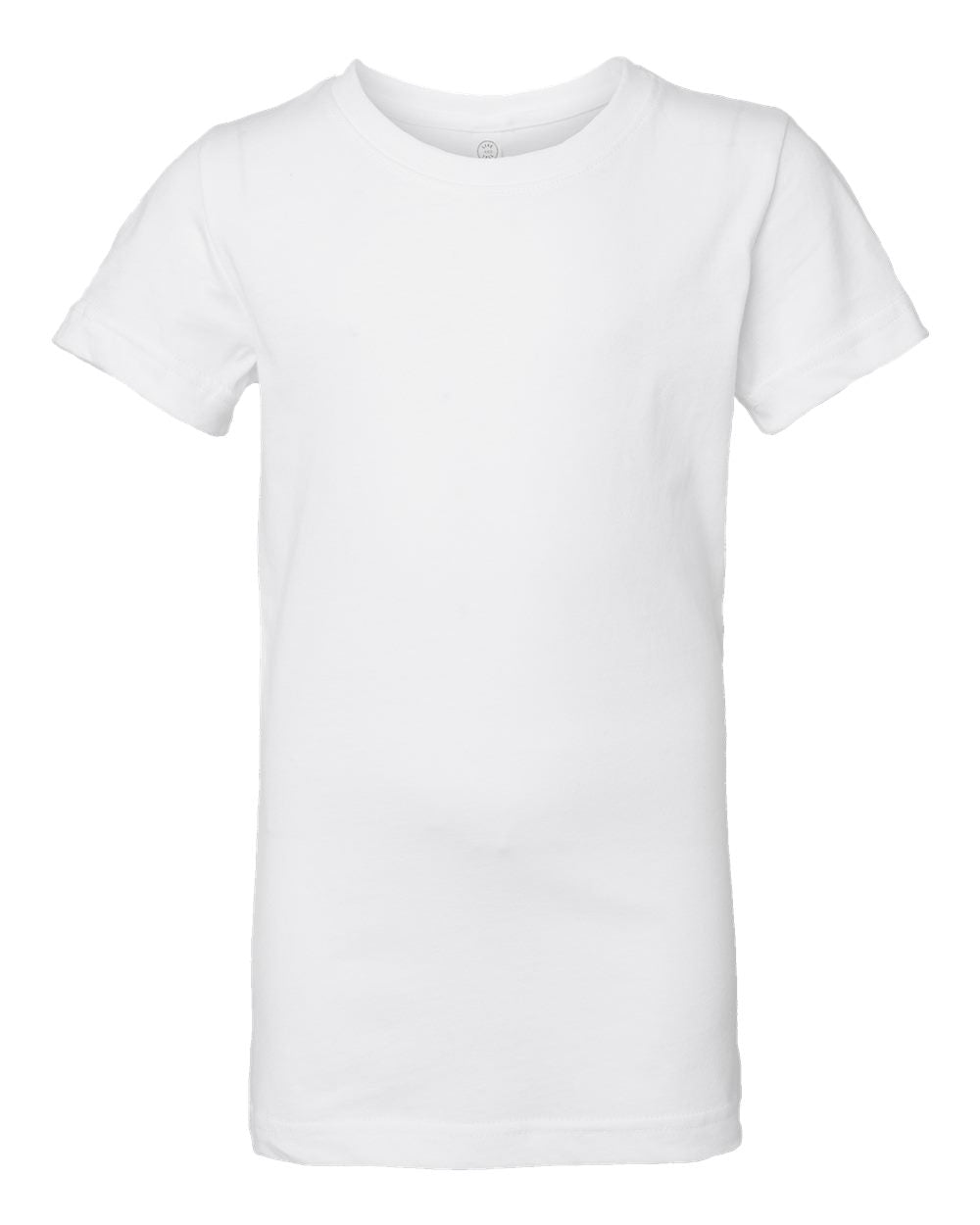 Live & Tell by LAT 2616 Girls' Fine Jersey Tee in White
