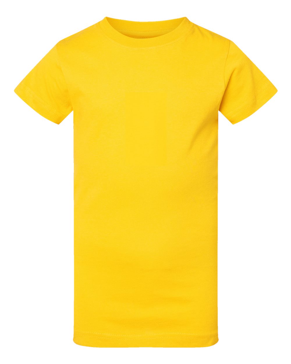 Live & Tell by LAT 2616 Girls' Fine Jersey Tee in Yellow