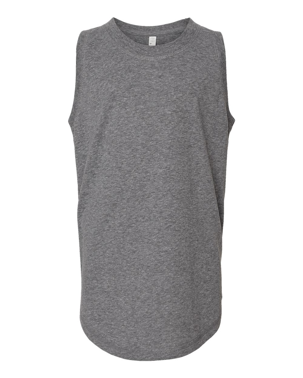 Live & Tell by LAT 2692 Girls' Relaxed Fine Jersey Tank in Granite Heather