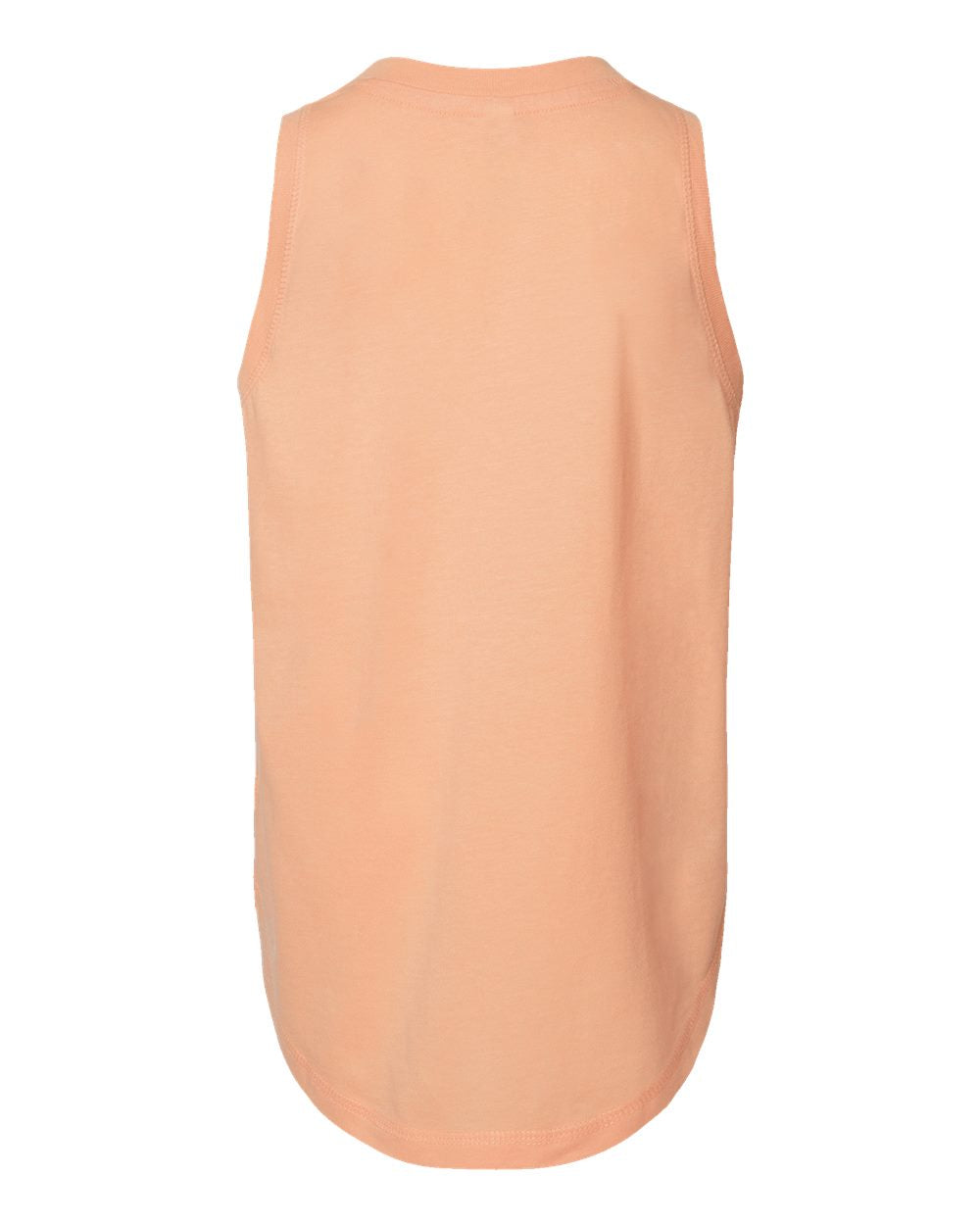 Live & Tell by LAT 2692 Girls' Relaxed Fine Jersey Tank in Peachy, back