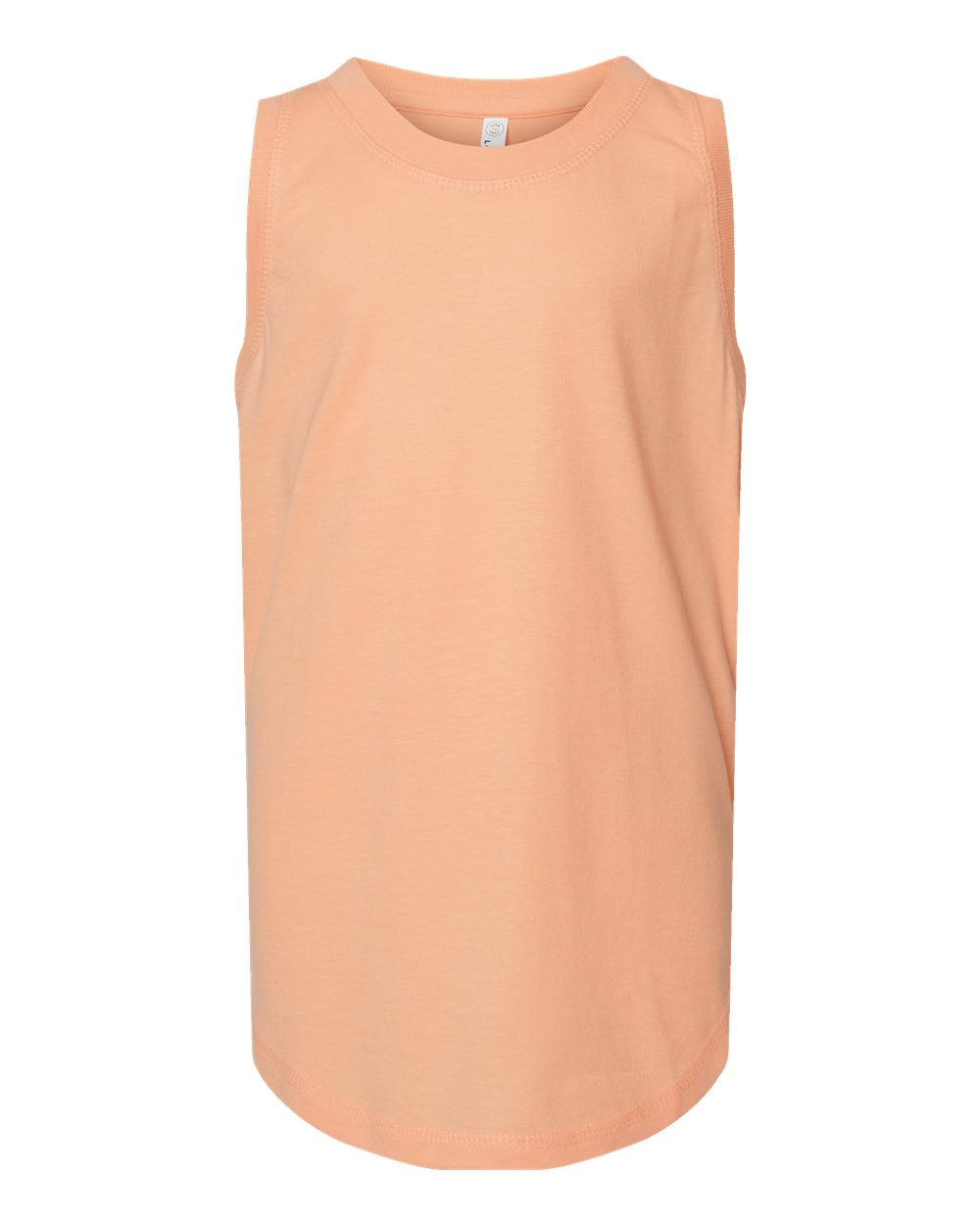 Live & Tell by LAT 2692 Girls' Relaxed Fine Jersey Tank in Peachy