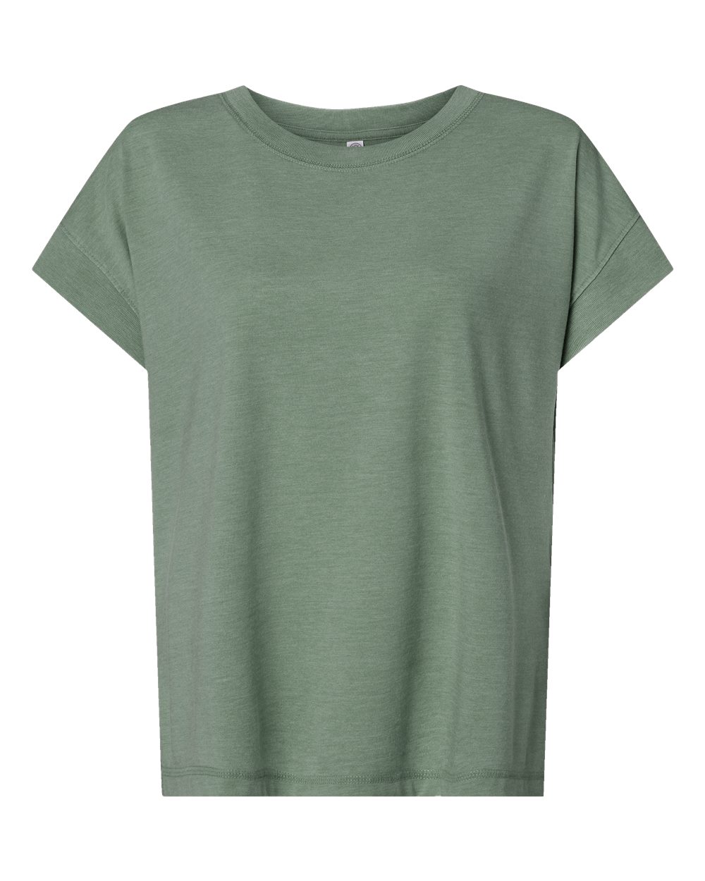 Live & Tell by LAT 3502 Women's Vintage Wash Tee in Washed Basil