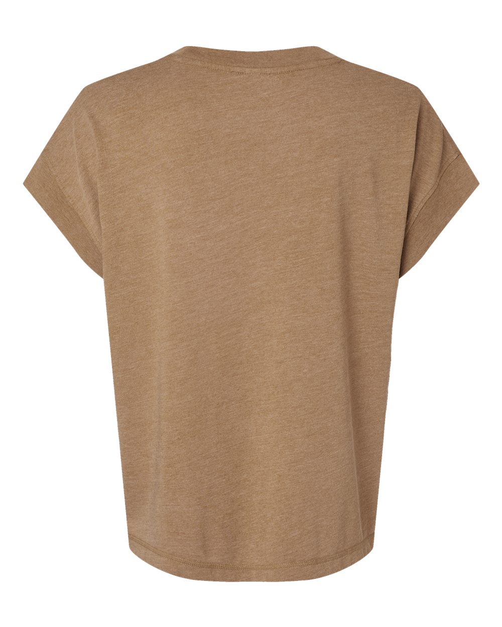 Live & Tell by LAT 3502 Women's Vintage Wash Tee in Washed Coyote Brown, back