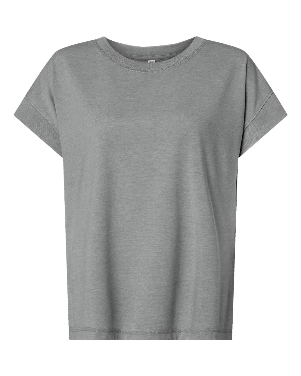 Live & Tell by LAT 3502 Women's Vintage Wash Tee in Washed Grey