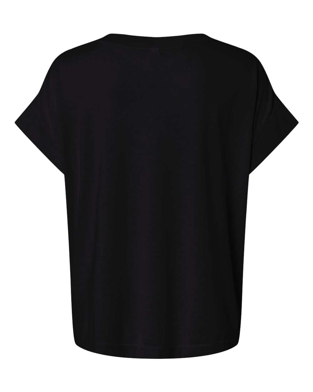 Live & Tell by LAT 3502 Women's Vintage Wash Tee in Washed Jet Black, back