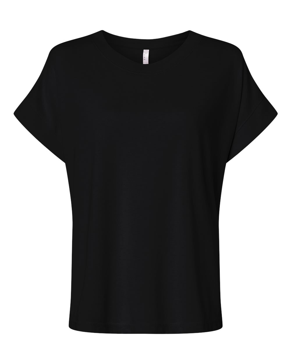 Live & Tell by LAT 3502 Women's Vintage Wash Tee in Washed Jet Black