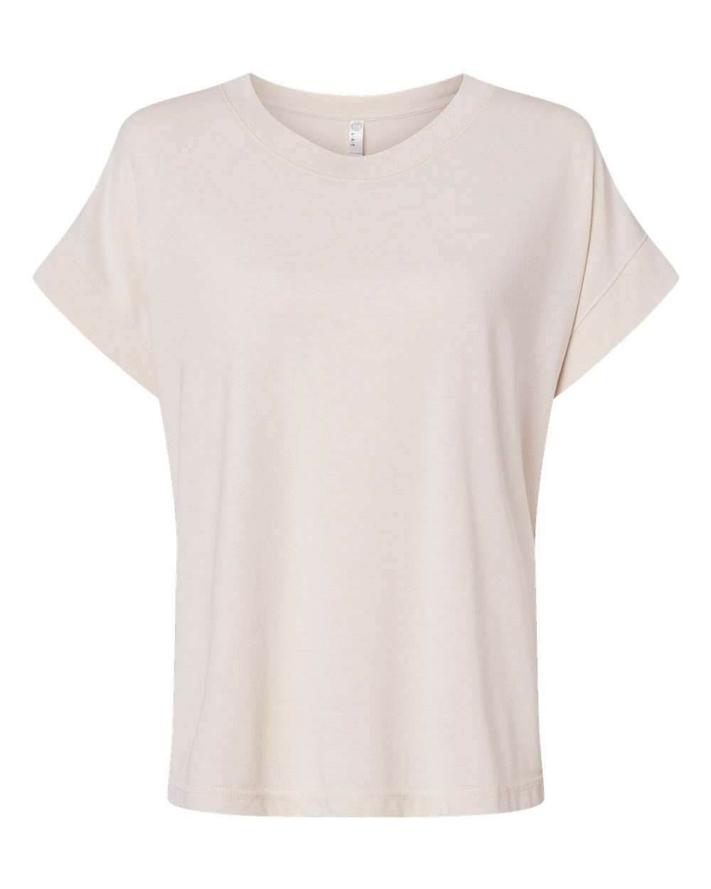Live & Tell by LAT 3502 Women's Vintage Wash Tee in Washed Natural