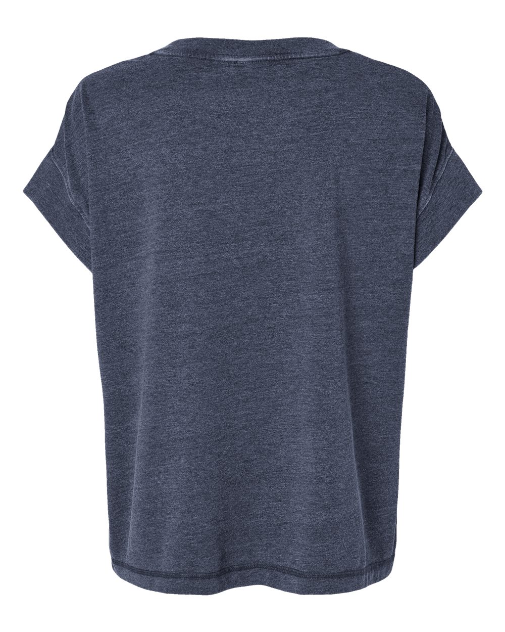Live & Tell by LAT 3502 Women's Vintage Wash Tee in Washed Navy, back