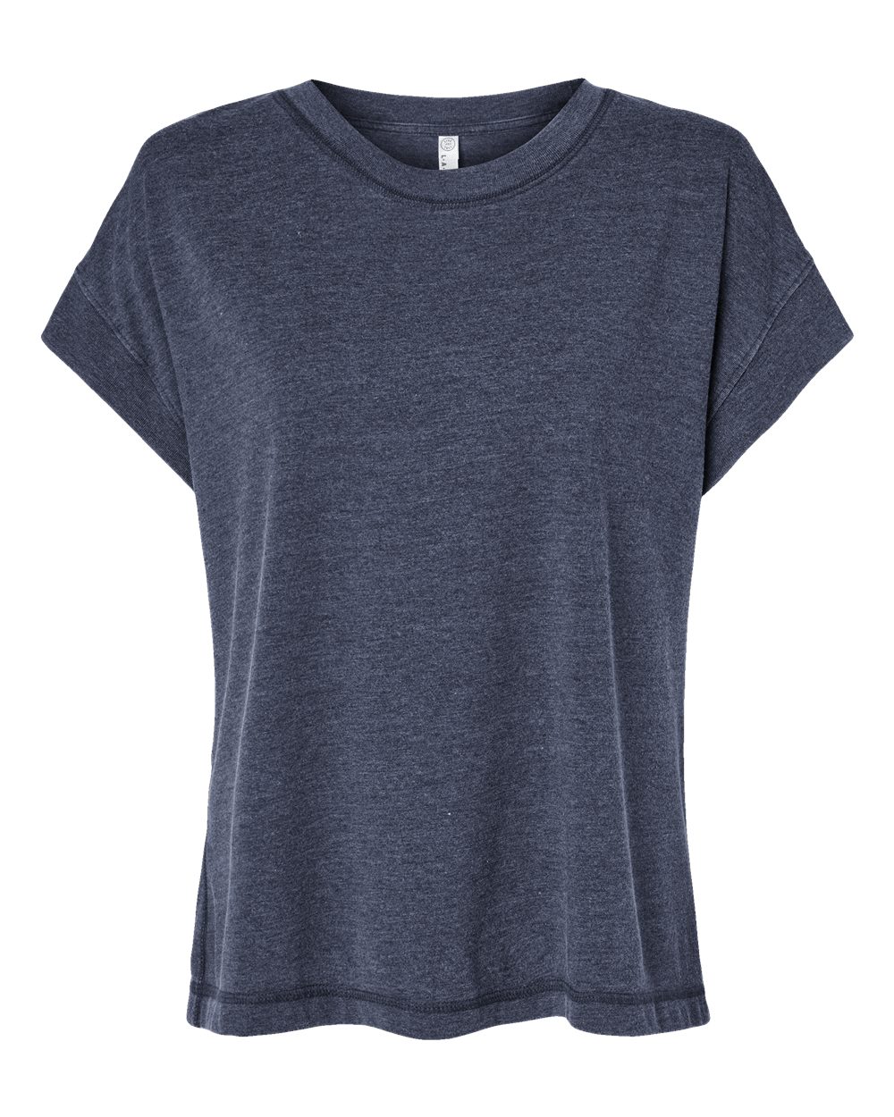Live & Tell by LAT 3502 Women's Vintage Wash Tee in Washed Navy