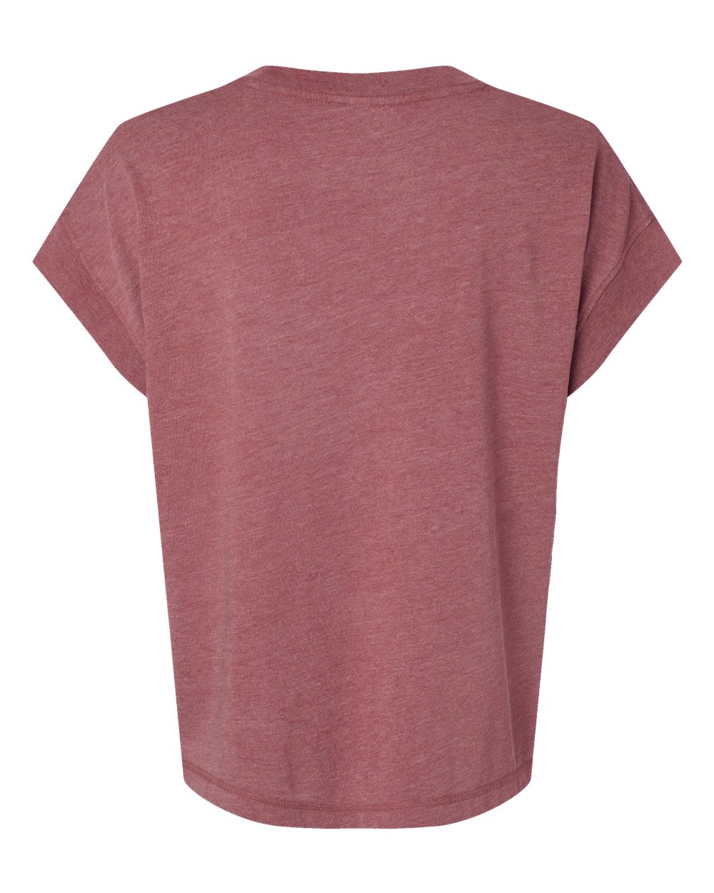 Live & Tell by LAT 3502 Women's Vintage Wash Tee in Washed Rouge, back