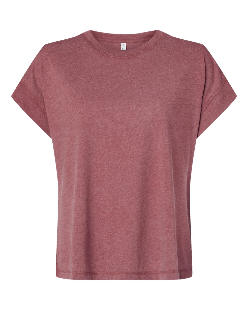 Live & Tell by LAT 3502 Women's Vintage Wash Tee in Washed Rouge