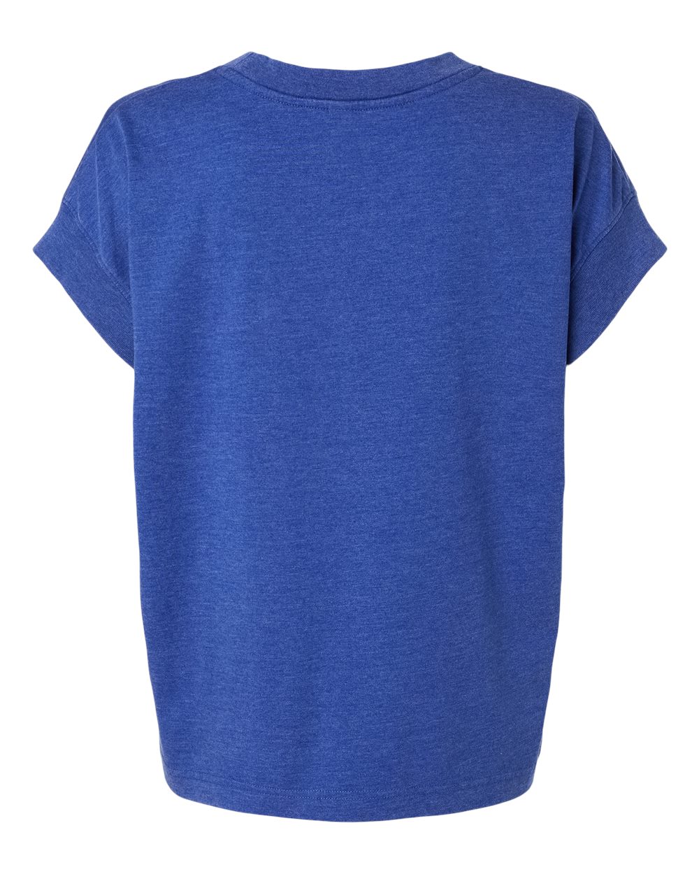 Live & Tell by LAT 3502 Women's Vintage Wash Tee in Washed Royal, back