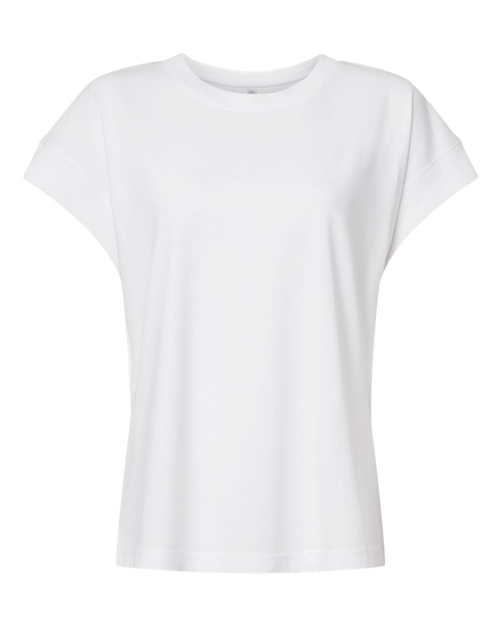 Live & Tell by LAT 3502 Women's Vintage Wash Tee in Washed White